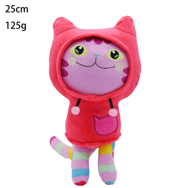 Newest 8 Stlyes Gabby Dollhouse Plush Toy Mercat Cartoon Stuffed Animals Mermaid Cat Plushie Doll Kids Birthday Christams Gifts