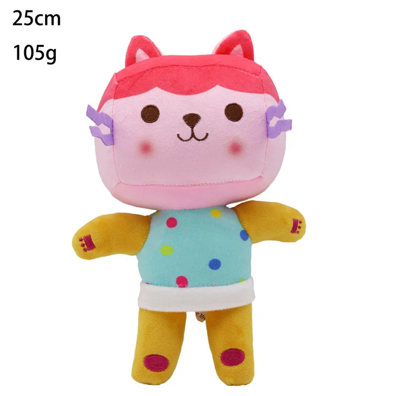 Newest 8 Stlyes Gabby Dollhouse Plush Toy Mercat Cartoon Stuffed Animals Mermaid Cat Plushie Doll Kids Birthday Christams Gifts