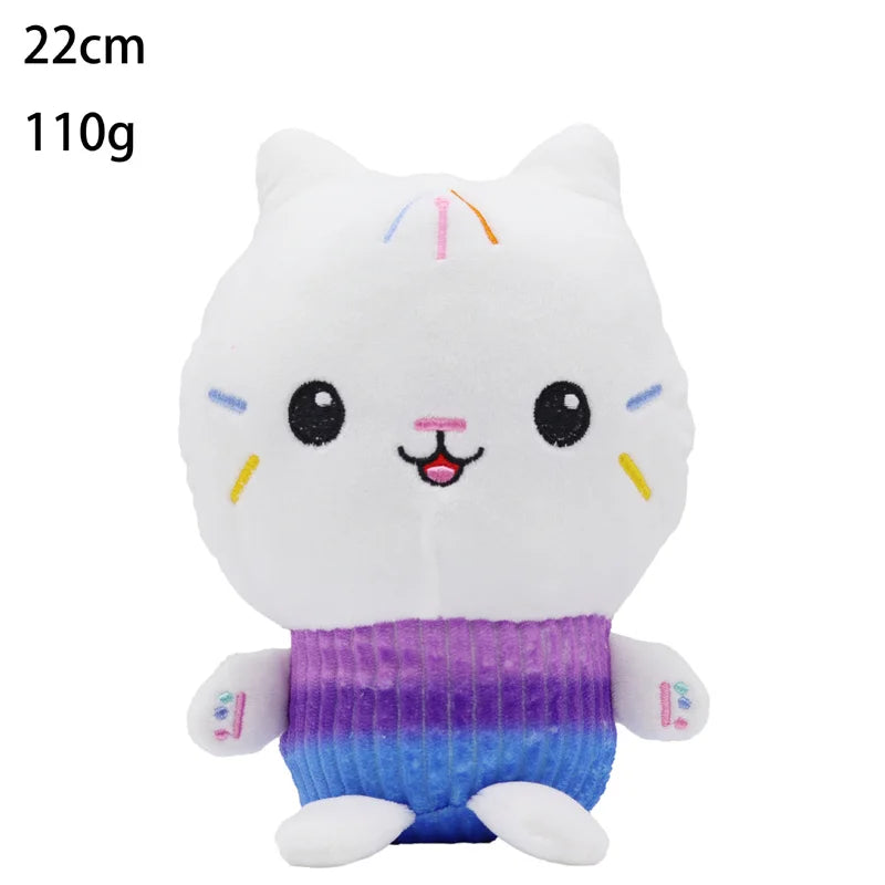 Newest 8 Stlyes Gabby Dollhouse Plush Toy Mercat Cartoon Stuffed Animals Mermaid Cat Plushie Doll Kids Birthday Christams Gifts